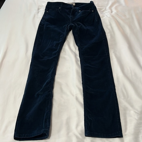 Calvin Klein Ultimate Skinny Teal Corduroy Jeans - Picture 3 of 4